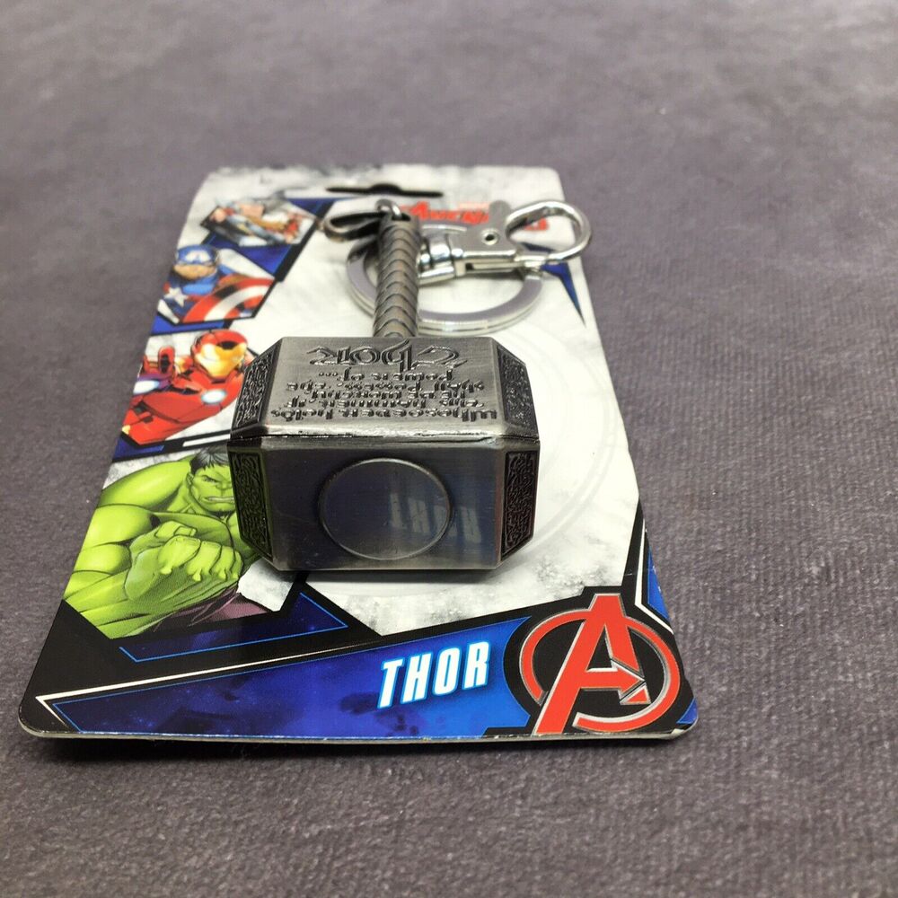 Marvels Avengers Thor Hammer Key Ring Heavy Duty Key Ring/KeyChain - Picture 5 of 5
